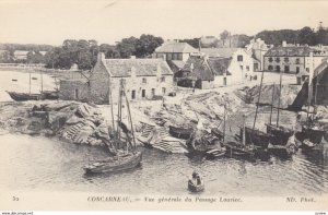 CONCARNEAU, France,1910-1920s, Vue generale du Passage Lauriec