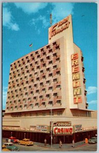 Las Vegas Nevada 1950s Postcard Fremont Hotel and Casino