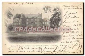 Postcard From Old Cars I'Orne Chateau De Couterne