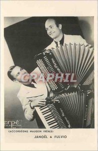 Postcard Old Janoel Fulvio (accordions Maugein Freres)