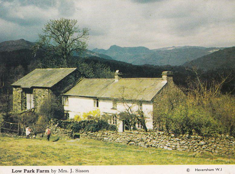 Low Park Farm Heversham Cumbria Womens Institute Postcard