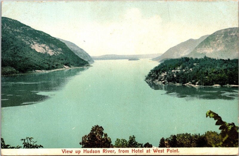 View Hudson River Hotel West Point Antique Postcard UNP Unused UDB 