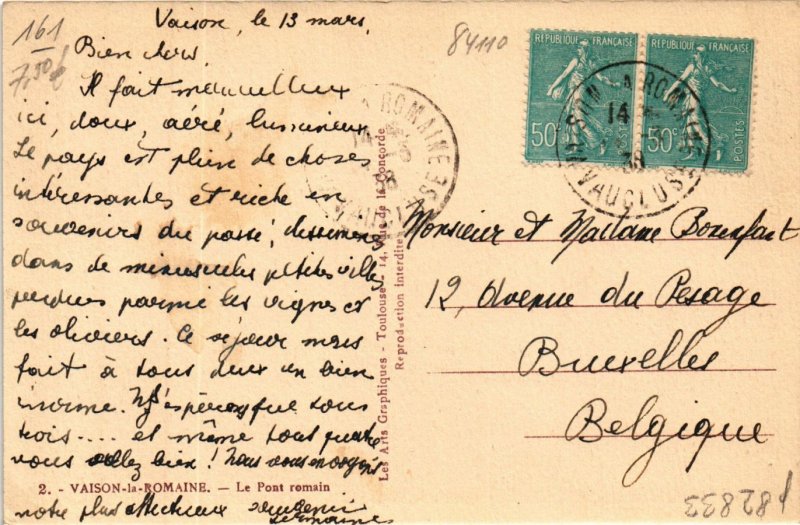 CPA Vaucluse Vaison-la-Romaine Le Pont romain (982833)