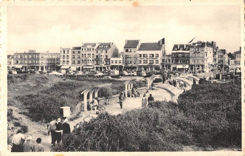 BR55266 panorama Bredene sur mer belgium