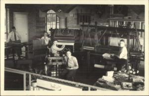 Hulze St. Ursula Nieuwveen Rug Weaving Machinery & Workers RPPC