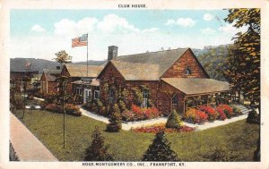 Frankfort Kentucky Hoge-Montgomery Co Club House Vintage Postcard AA8107