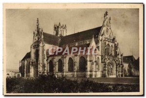 Postcard Old Brou Church Bourg View d & # 39ensemble