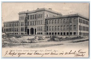 1906 Lowell Textile School Southwick Hall Massachusetts MA Rotograph Postcard 