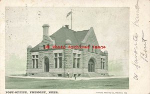 NE, Fremont, Nebraska, Post Office Building, 1907 PM, Hammond Print Pub