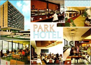 Prague, Czech Republic  PARK HOTEL  Lobby~Restaurant~Bar Views  4X6 Postcard