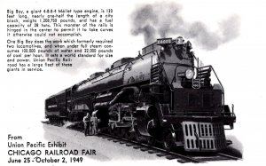 Chicago, Illinois - Big Boy 4-8-8-4 Mallet type engine - Union Pacific Exhibit