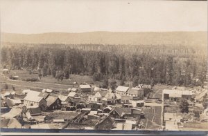 Hazelton BC British Columbia Birdseye Unused RPPC Postcard H40