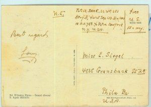 01237 VINTAGE POSTCARD: SANT'AGATA DI MILITELLO - MESSINA-