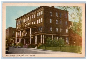 c1940's Hotel Magog House Sherbrooke Quebec Canada Vintage Postcard