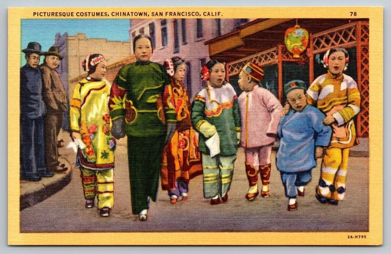 Vintage San Francisco California Postcard - Chinatown