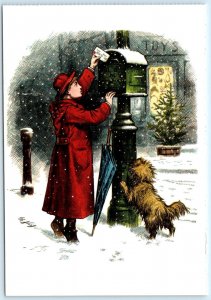 3 Repro Postcards THOMAS NAST Artist Signed CHRISTMAS GREETINGS Santa  4x6