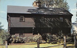Old Indian House Deerfield, Massachusetts MA Postcard