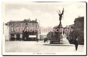 Old Postcard Niort La Place Saint-Jean