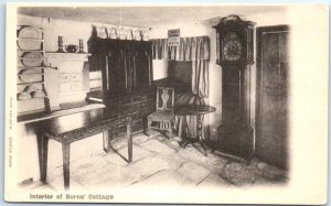 M-54990 Interior of Burns' Cottage Ayr Scotland