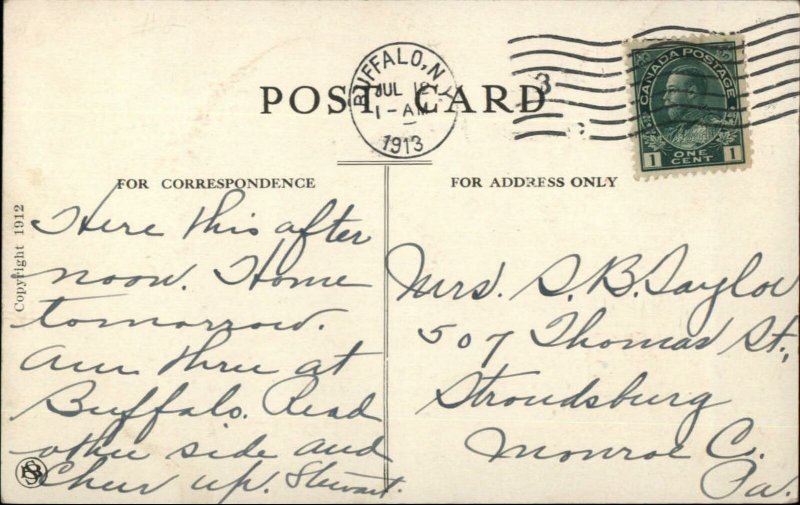 Cobb Shinn Baseball Comic Batter & Pretty Girl c1910 Postcard