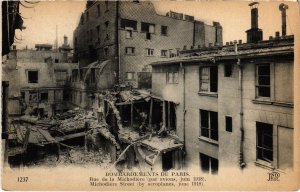 CPA PARIS Bombardement 1918 Rue de la Michodiere (1243114)
