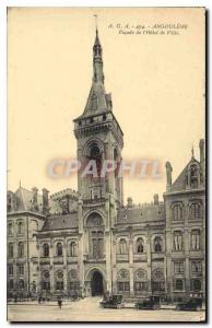 Postcard Old Angouleme Facade of the Hotel de Ville