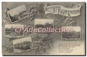 Old Postcard Remembrance St Florentin