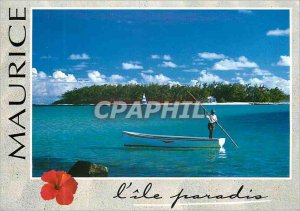 Postcard Modern Mauritius Island paradise
