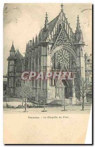 Old Postcard The Fort Vincennes Chapel