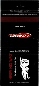 Matchbook Cover Meow Mix West Los Angeles California Lesbian Gay Club MB176