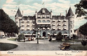 LUND SWEDEN~GRAND HOTEL~1900s POSTCARD