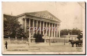 Paris Old Postcard Chamber of Deputies