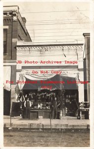 MN, Springfield, Minnesota, RPPC, Henry Lischefska Harness Shop, 1914 PM, Photo