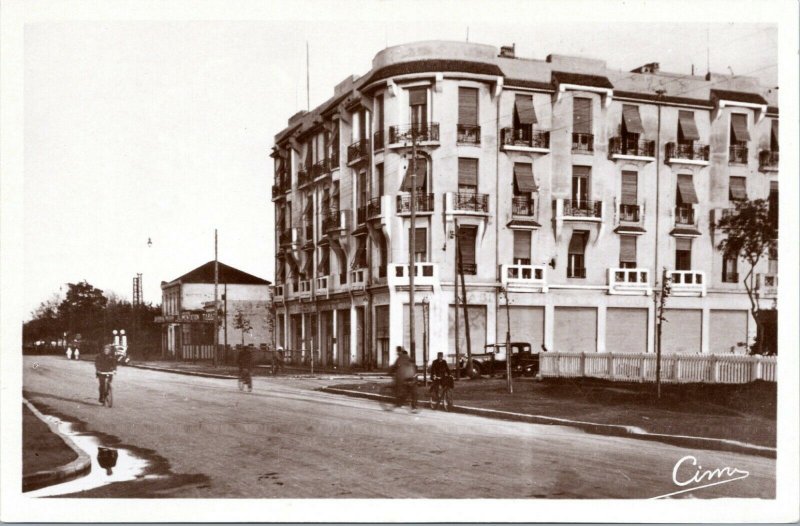 postcard rppc Morocco - Port Lyautey - Apartment Building