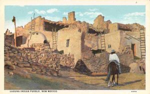 Laguna Indian Pueblo New Mexico 1930s postcard