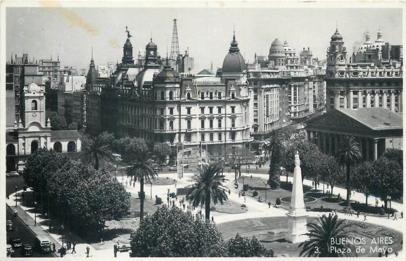 Plaza de Mayo Buenos Aires Argentina real photo