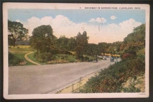 Driveway in Gordon Park, Cleveland, Ohio 1932 The Braun Art Publishing Co. 7 