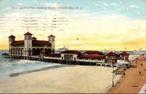 New Jersey Atlantic City New Garden Pier Looking South 1914