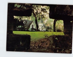 Postcard Christ Church (Episcopal), St. Simons Island, Georgia