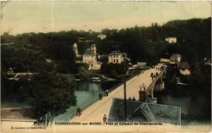 CPA CHENNEVIERES-sur-MARNE Pont Et Coteaux de CHENNEVIERES (569817)