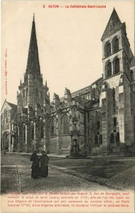 CPA AUTUN La Cathedrale Saint-Lazare (1190414)