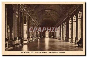 Versailles castle Old Postcard The Hall of Mirrors