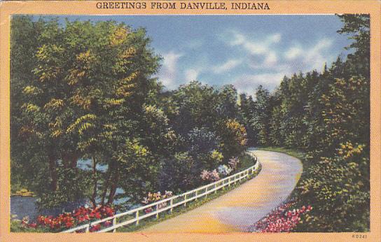 Greetings From Danville Indiana 1955