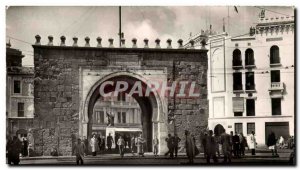 Tunisia Old Postcard Tunis Porte