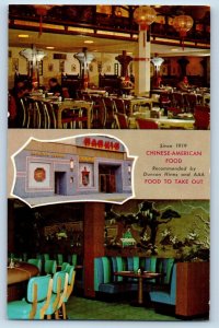 Minneapolis Minnesota Postcard Chinese-American Food Nankin 1960 Vintage Antique