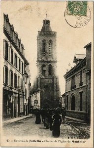 CPA Env.de Felletin Clocher de l'Eglise du Mouthier FRANCE (1051013)