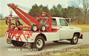 Indianapolis IN No-Mar Wrecker Service Tow Trucks Postcard