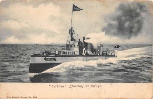 Steam Turbine Ship Turbinia Vintage Postcard AA111001