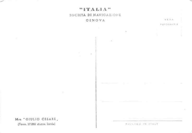 M.N. Giulio Cesare, Societa di Navigazione View image 