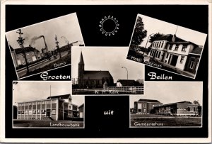 Netherlands Groeten Uit Beilen Vintage RPPC C013